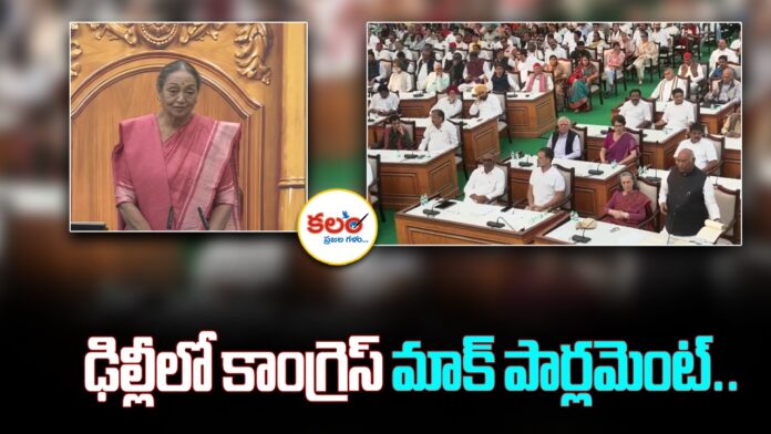 Congress Mock Parliament
